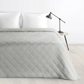 Dekorstudio Zamatový prehoz na posteľ LUIZ8 v striebornej farbe Rozmer prehozu (šírka x dĺžka): 200x220cm