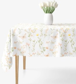Goldea hranatý teflónový obrus - motýlia záhrada 120 x 140 cm
