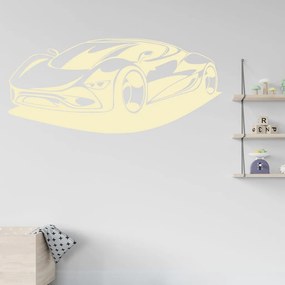 Veselá Stena Samolepka Auto budúcnosti Farba: béžová, Veľkosť: 100 x 45 cm
