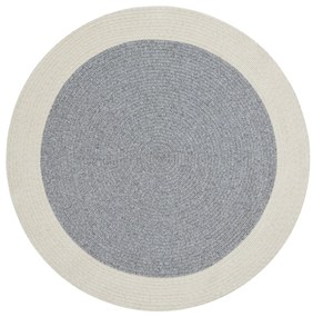 NORTHRUGS - Hanse Home koberce Kusový koberec Braided 105555 Grey Creme kruh – na von aj na doma - 150x150 (priemer) kruh cm