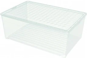 Curver Úložný box Textile 45 l, číra