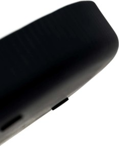 Dekoračná miska ORYVEN, sklolaminát s drážkami, priemer 30 cm, antracit