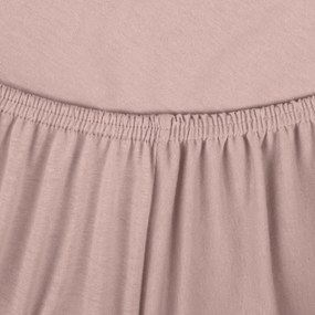 JERSEY PRESTIERADLO JERSEY3 140X200 CM PUDROVÁ