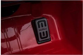 LEAN CARS Elektrické autíčko BMW Retro, LED, MP3, diaľkové ovládanie, červené lakované