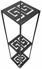 Stojan na kvety 100x24 cm čierna