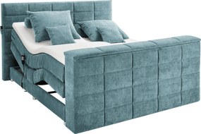 XXXLutz BOXSPRINGOVÁ POSTEĽ, 180/200 cm, petrolejová Carryhome - Online Only spálne - 002220044910