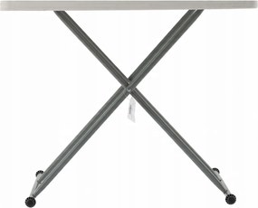 SKLADACÍ TURISTICKÝ/STRAVOVACÍ STÔL 76,5 x 49,5 x 36-71,5 CM NASTAVITEĽNÝ *9613