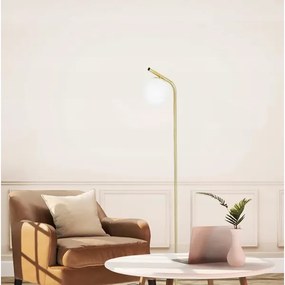 Stojacia lampa 1xE27/40W/230V zlatá/biela