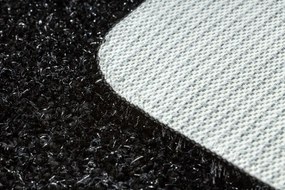 Sada kúpeľňových koberčekov SYNERGY glamour / lurex, čierna