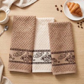 Froté utierky na riad Coffe Time set 3 ks