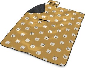 Sablio Plážová deka Roztomilé medvedíky: 200x140 cm