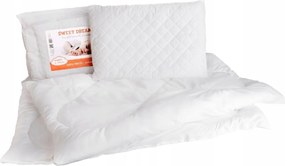 Súprava detskej prikrývky 100x135 cm a vankúša 40x60 cm do postieľky (Sweet Dreams) - rozbalená