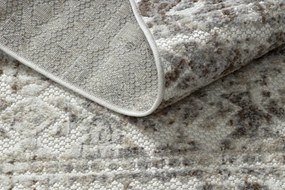 Koberec SOLE D3732 Aztécky, romby - ploské tkanie, béžový