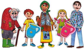 MARIONETINO – Janko a Marienka – bábky 5 ks