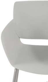 Stolička Alpena - svetlo šedá