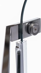 BPS-koupelny Päťuholníkový sprchovací kút KZ91B 90x90 chróm/transparent - bez vaničky