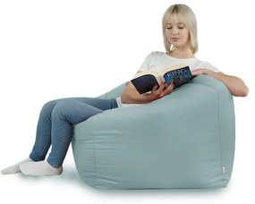 Sedací vak AMALFI plyš mätový