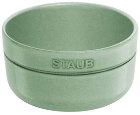 Keramická okrúhla miska Staub 12 cm/0,5 l, šalviovo zelená, 40508-185
