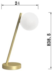 ONLI - Stolná lampa PALOMA 1xG9/10W/230V 38,5 cm zlatá