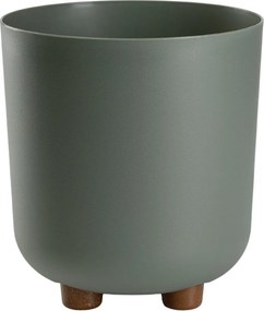 PLASTOVÝ KVETINÁČ TERRA 19,5X21 CM MÄTOVÁ