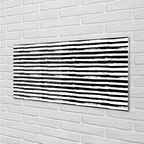 Nástenný panel  Nepravidelné pruhy zebra 140x70 cm