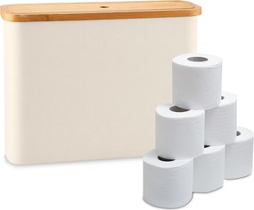 Úložný priestor na toaletný papier na 12 roliek RD51702, béžová