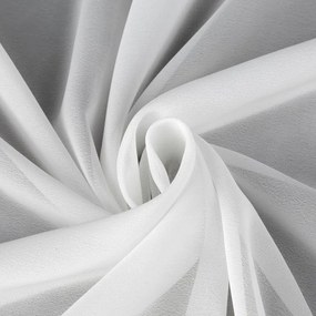 Biela záclona na páske DALIA 140x270 cm