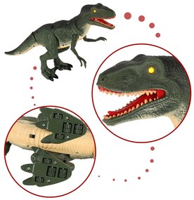 KIK Ovládaný RC dinosaurus Velociraptor + zvuky