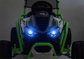 LEAN CARS DM-107 24V7 DRIFT batérie vozidla tichý zelený motor