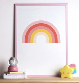 Plagát do detskej izby dúha 50x70 cm