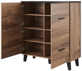 Cama Biela komoda Lotus 4D