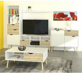 Televízny stolík OSLO 75391, biela