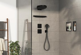 Hansgrohe ShowerSelect Comfort Q, ventil pod omietku pre 3 spotrebiče, čierna matná, HAN-15587670