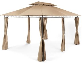 Záhradný altánok pavilón TOPAS 4x3m - piesková