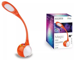 Dotyková stmievateľná stolná lampa Magic 1 RGB Nilsen LED ORANGE US013 US013