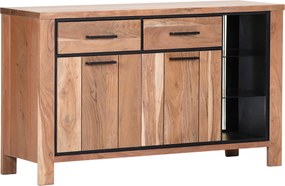 XXXLutz ŠIROKÁ KOMODA, akácia, farba akácie, 135/80/44 cm Landscape - Komody - 001877112703