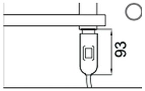 Cordivari Alessandra electric - Radiátor elektrický 740x530mm s ručným zapnutím / vypnutím, leštená nerez 3581680400003