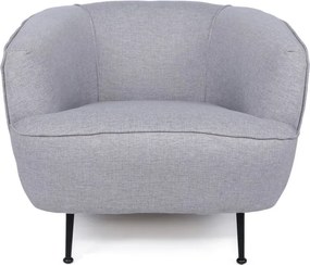 Křeslo Piccoli šedé/černé