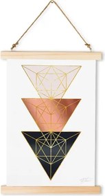 Závesné plátno na stenu Silent Nun in Aspic / Dan Johannson