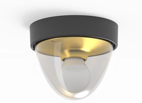 Nowodvorski stropné svietidlo NOOK BLACK/GOLD SENSOR 7975