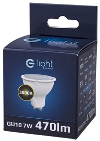 LED žiarovka GU10 teplá 3000k 6,5w 510 lm