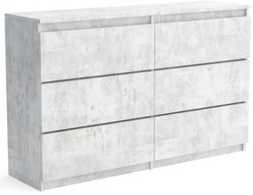 Veľká komoda 6 zásuviek ARIE šírka 120cm Špecifický