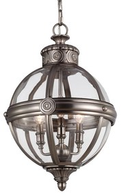 Závesná lampa Adams Ø 37 cm nikel