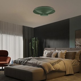 Toolight Toolight, LED stropné svietidlo 40cm, 14W, APP1460, zelená, OSW-04188