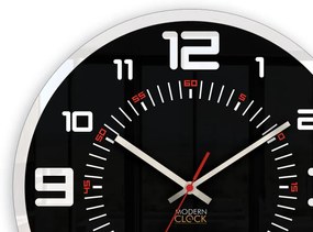 Nástenné hodiny Orion 30 cm čierne/biele