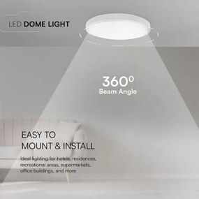 LED Kúpeľňové stropné svietidlo LED/36W/230V IP44 4000K pr. 35 cm biela