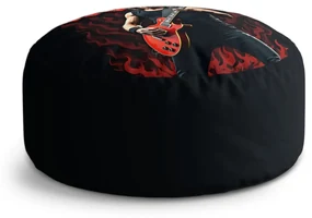Sablio Taburet Circle ACDC Gitarista: 40x50 cm