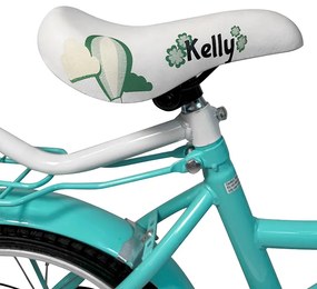 Detský bicykel s vodiacou tyčou, košíkom a pomocnými kolieskami 16 – pre deti od 4 do 6 rokov