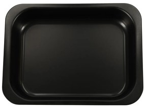 Viacúčelový plech na pečenie 29 cm x 22 cm x 60 cm čierny