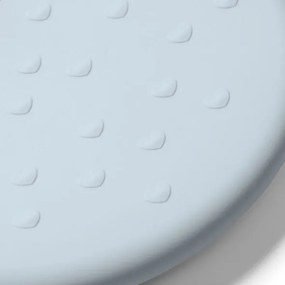 BABY ONO Nastaviteľný silikónový podbradník s kapsičkou Baby Ono sivý